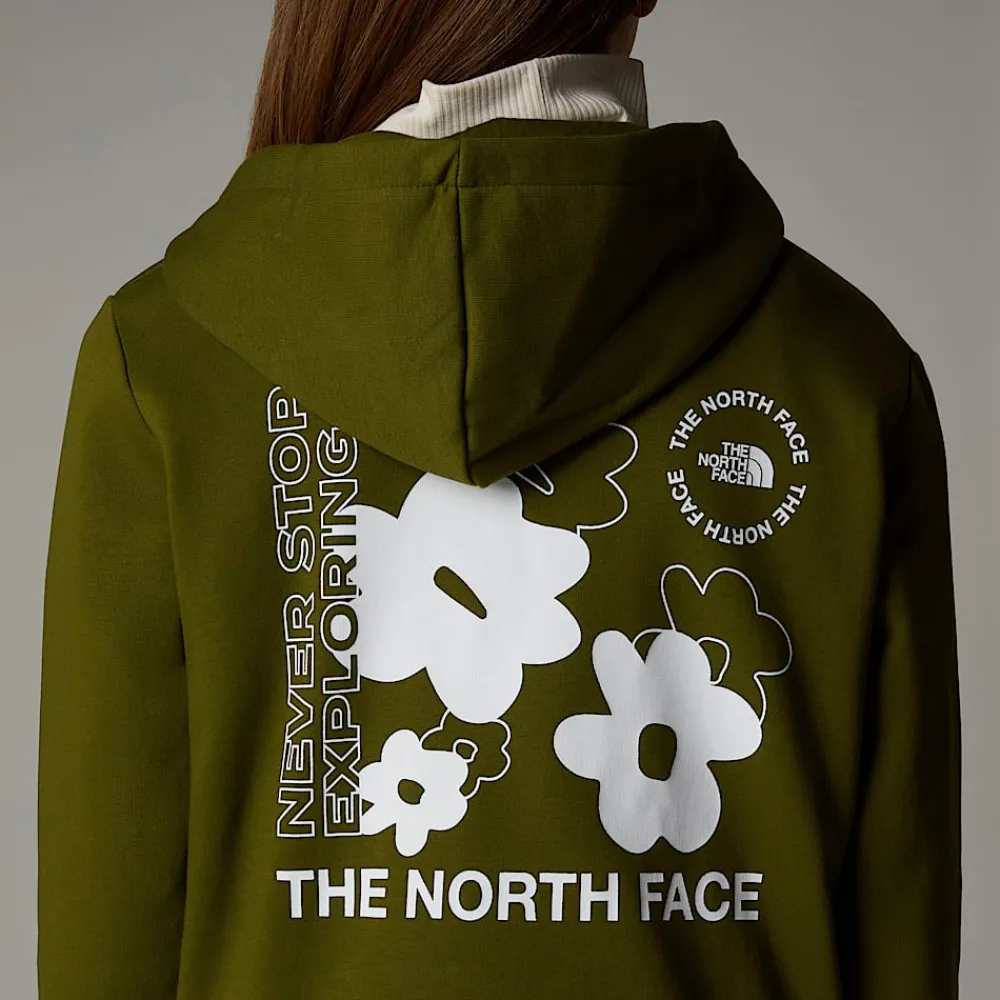 Sudadera Holgada Con Estampado Gráfico Flower Para Niña-The North Face