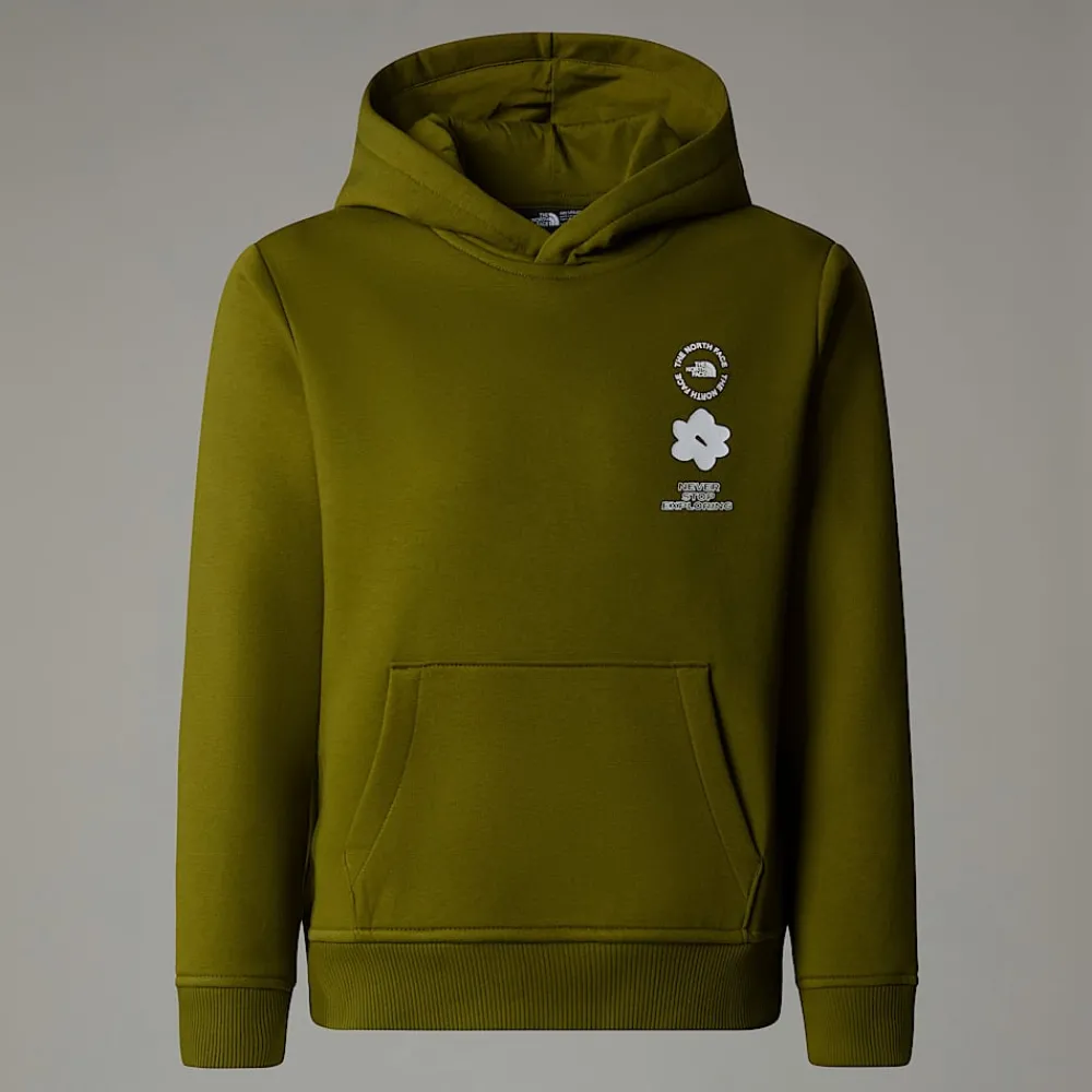 Sudadera Holgada Con Estampado Gráfico Flower Para Niña-The North Face