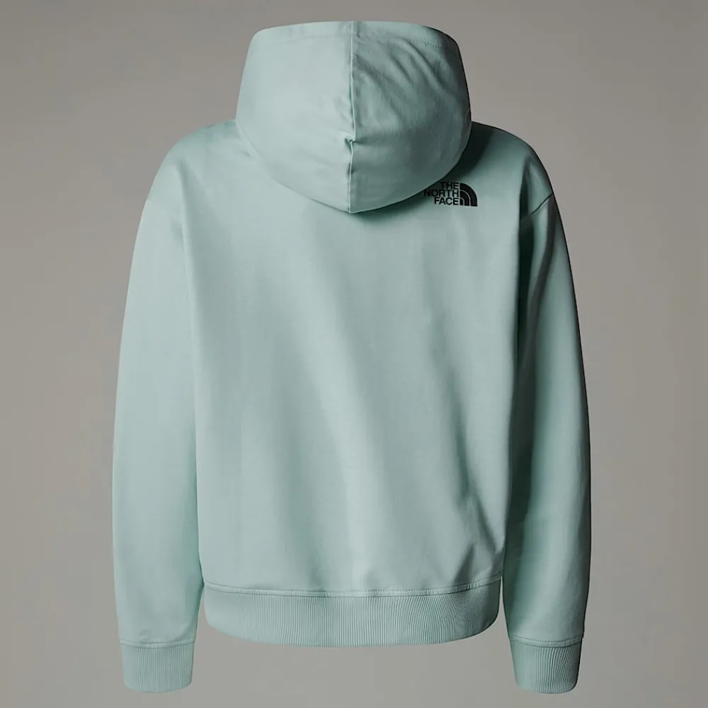 Sudadera Ligera Con Capucha Y Cremallera Integral Oversized Para Niña-The North Face New